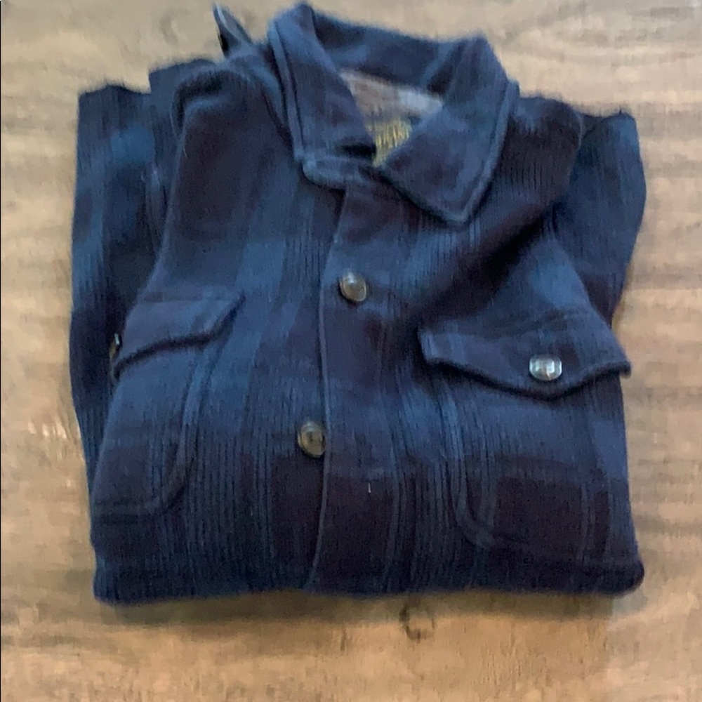 Lucky brand flannel jacket xl